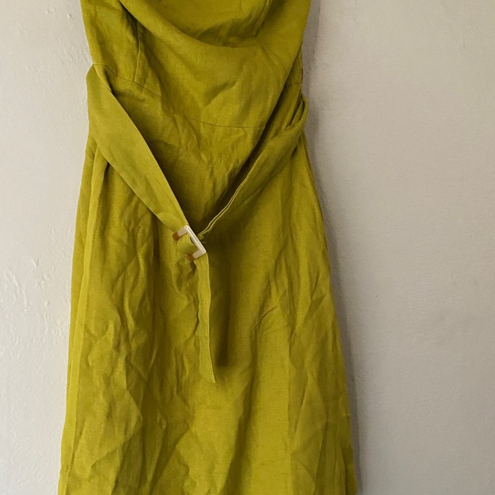 Elegant Olive Green Dress